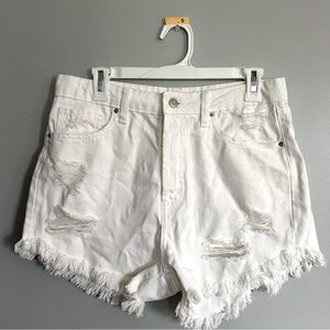 White distressed Jean shorts- Wild Fable